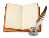 8380389-old-book-with-copy-space-and-inkstand-isolated-on-white
